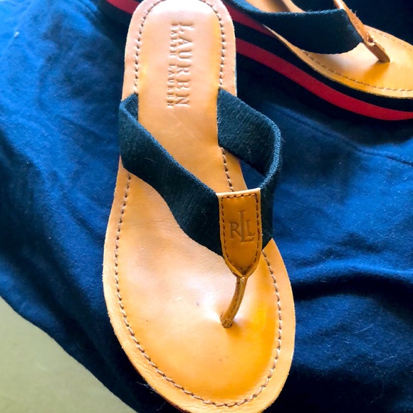 Ralph Lauren Flip Flops - Picture 2 of 4